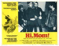 8g716 HI MOM! LC #5 '70 early Robert De Niro in Army jacket, directed by Brian De Palma!