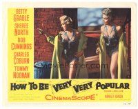 8g725 HOW TO BE VERY, VERY POPULAR LC #7 '55 Betty Grable & Sheree North in sexy showgirl outfits!