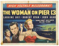 8g026 I MARRIED A COMMUNIST TC 1950 smoking Janis Carter, Robert Ryan, Day, The Woman on Pier 13!