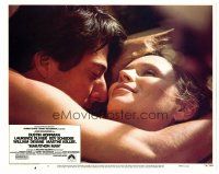 8g178 MARATHON MAN LC #5 '76 super close up of Dustin Hoffman & Marthe Keller, Schlesinger classic