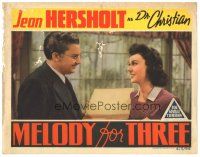 8g817 MELODY FOR THREE LC '41 great image of Jean Hersholt & Fay Wray!