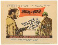 8g462 MEN IN WAR TC '57 Anthony Mann directed, Robert Ryan & Aldo Ray in the Korean War!