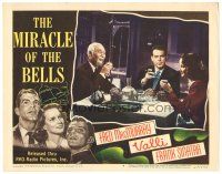8g824 MIRACLE OF THE BELLS LC #4 '48 pretty Alida Valli & Fred MacMurray at table with Philip Ahn!