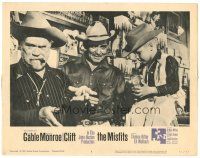 8g827 MISFITS LC #8 '61 Clark Gable in bar handing shot glass to young boy in cowboy suit!