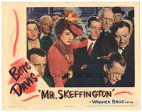 8g836 MR. SKEFFINGTON LC '44 close up of pretty Bette Davis with a crowd of concerned people!