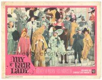8g841 MY FAIR LADY LC #5 '64 Audrey Hepburn & Rex Harrison excited at the horse races!