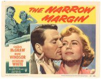 8g185 NARROW MARGIN LC #5 '52 Richard Fleischer classic noir, Charles McGraw, Jacqueline White