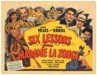 8g511 SIX LESSONS FROM MADAME LA ZONGA TC '41 art of super sexy Latin dancer Lupe Velez!