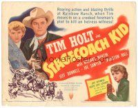 8g519 STAGECOACH KID TC '49 Tim Holt moves in on crooked foreman's plot to kill an heiress witness!