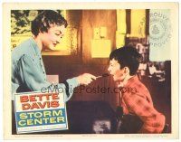 8g937 STORM CENTER LC '56 Bette Davis offers young boy a lollipop!