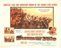 8g521 STORM OVER THE NILE TC '56 Laurence Harvey, greatest love & adventure in the Sahara Desert!