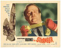 8g238 STRANGLER LC #2 '64 best close up of creepy Victor Buono about to choke someone!