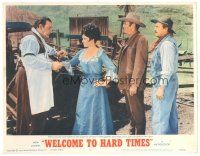 8g980 WELCOME TO HARD TIMES LC #1 '67 Lon Chaney Jr. helps Henry Fonda with his plan to save town!