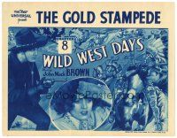 8g286 WILD WEST DAYS chapter 8 TC '37 Johnny Mack Brown in Universal serial, The Gold Stampede!