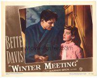 8g990 WINTER MEETING LC #5 '48 Bette Davis was never happier to be next to Jim Davis!