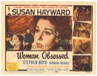 8g549 WOMAN OBSESSED TC '59 Best Actress Academy Award Winner Susan Hayward, Stephen Boyd