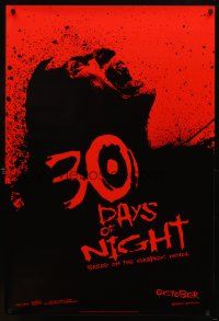 8h006 30 DAYS OF NIGHT teaser DS 1sh '07 Josh Hartnett & Melissa George hunt vampires in Alaska!