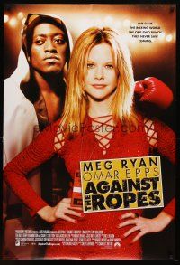8h021 AGAINST THE ROPES int'l DS 1sh '04 sexy Meg Ryan, Omar Epps, boxing!
