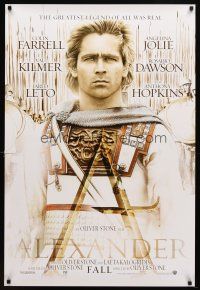 8h025 ALEXANDER teaser DS 1sh '04 directed by Oliver Stone, Colin Farrell in title role!