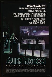 8h028 ALIEN NATION 1sh '88 they've come to Earth to live among us, they learned our language!