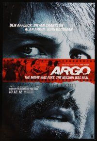 8h045 ARGO DS teaser 1sh '12 Ben Affleck, based on the declassified true story!