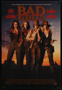 8h053 BAD GIRLS 1sh '94 cowgirls Drew Barrymore, Madeleine Store, Masterson & MacDowell!