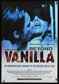 8h074 BEYOND VANILLA 1sh '01 Nina Hartley, journey to the wilder side of sex!