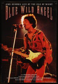 8h083 BLUE WILD ANGEL 1sh '02 Jimi Hendrix live at the Isle Of Wight, rock 'n' roll!