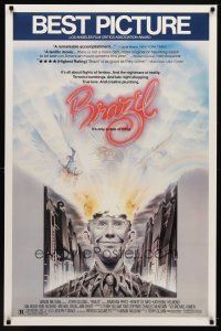 8h095 BRAZIL 1sh '85 Terry Gilliam directed, Jonathan Pryce, Robert De Niro!