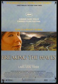 8h097 BREAKING THE WAVES 1sh '96 Emily Watson, directed by Lars von Trier, Cannes winner!