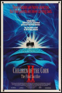 8h120 CHILDREN OF THE CORN 2 1sh '92 Stephen King, Terence Knox, The Final Sacrifice!