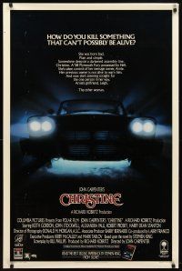8h121 CHRISTINE video 1sh '83 written by Stephen King, directed by John Carpenter, killer car!