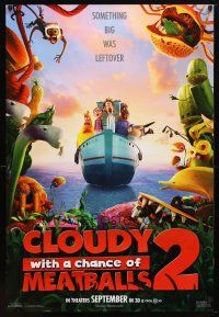 8h131 CLOUDY WITH A CHANCE OF MEATBALLS 2 teaser 1sh '13 something big was leftover!