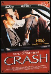 8h142 CRASH int'l 1sh '96 David Cronenberg, James Spader & sexy Holly Hunter in car!