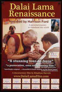 8h153 DALAI LAMA RENAISSANCE 1sh '07 cool image of The Dalai Lama!