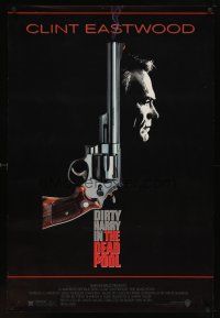 8h162 DEAD POOL 1sh '88 Clint Eastwood as tough cop Dirty Harry, cool gun image!