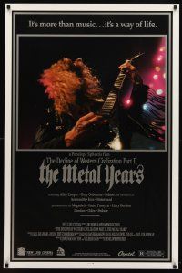 8h164 DECLINE OF WESTERN CIVILIZATION 2 1sh '88 The Metal Years, Dave Mustaine from Megadeth!