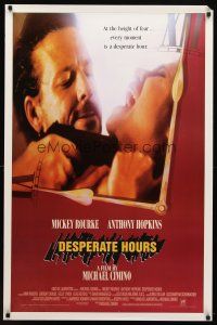 8h170 DESPERATE HOURS int'l 1sh '90 Mickey Rourke, Anthony Hopkins, Mimi Rogers