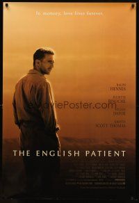 8h212 ENGLISH PATIENT 1sh '96 Ralph Fiennes, Best Picture winner, by Anthony Minghella!