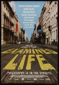 8h221 EXAMINED LIFE 1sh '08 Astra Taylor philosophy documentary, cool street view!