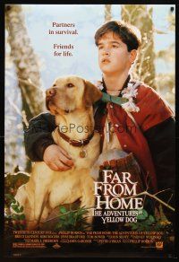 8h237 FAR FROM HOME style A DS 1sh '95 Phillip Borsos, great image of boy & his dog!