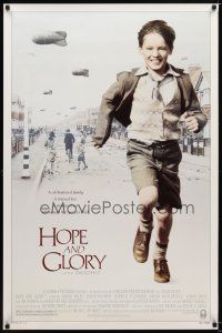8h334 HOPE & GLORY 1sh '87 John Boorman's childhood memories of England during World War II!