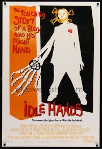 8h350 IDLE HANDS DS 1sh '99 a touching story of a boy and his right hand, cool artwork!