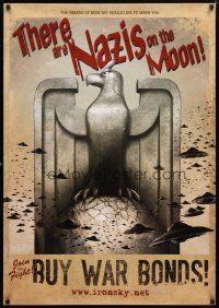 8h389 IRON SKY teaser 1sh '12 Nazis on the moon sci-fi, join the fight, cool war bonds design!