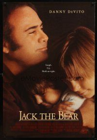 8h398 JACK THE BEAR 1sh '93 close-up of Danny DeVito holding children!