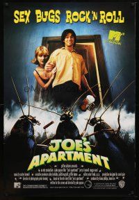 8h411 JOE'S APARTMENT DS 1sh '96 Jerry O'Connell & pretty Megan Ward w/huge cockroaches!