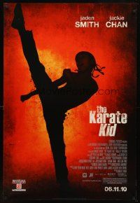 8h434 KARATE KID advance 1sh '10 Jackie Chan, Jaden Smith, martial arts image!