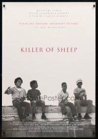 8h443 KILLER OF SHEEP 1sh '07 Charles Burnett, Henry Gayle Sanders, kids sitting on wall!