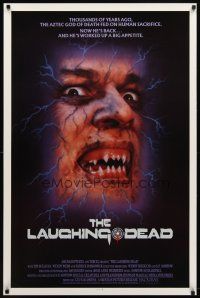 8h462 LAUGHING DEAD 1sh '89 the Aztec God of Death is back and he's got a big appetite!
