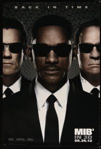 8h518 MEN IN BLACK 3 teaser 1sh '12 Will Smith, Tommy Lee Jones, Josh Brolin, sci-fi sequel!